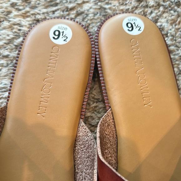 Cynthia Rowley Brown Slide Sandals NWOB - Picture 9 of 9
